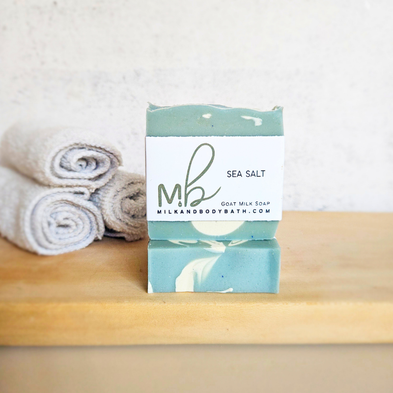 Exfoliating Sea Salt Goat Milk Soap | Spa Bar