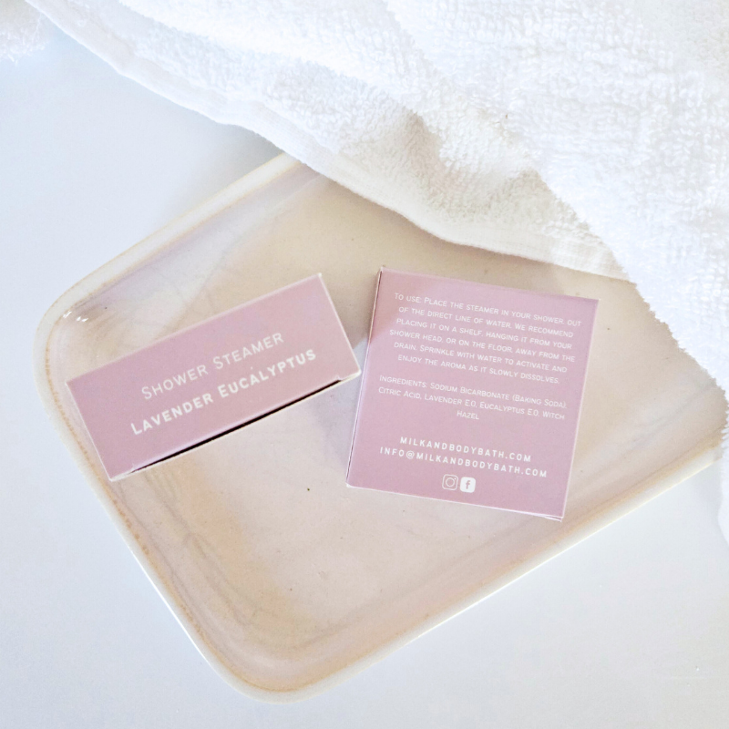 Lavender Eucalyptus Shower Steamer | Large Mix & Match Shower Steamer