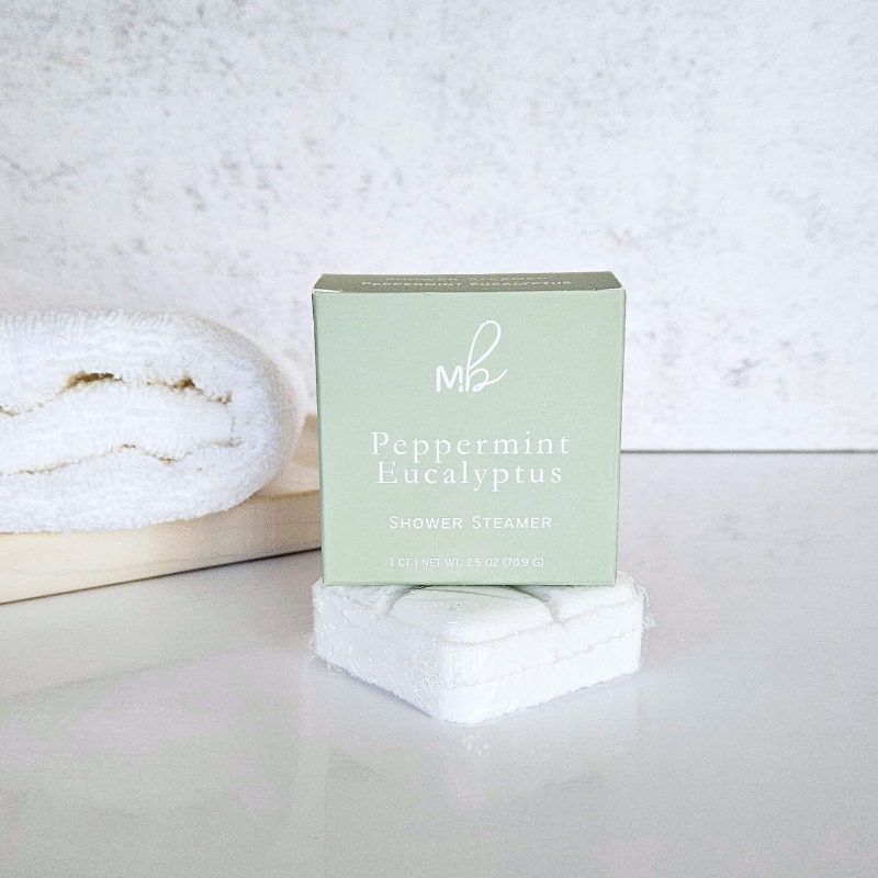 Peppermint Eucalyptus Shower Steamer | Large Mix & Match Shower Steamer