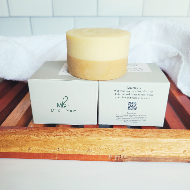 Rosemary Patchouli Goat Milk Facial Soap