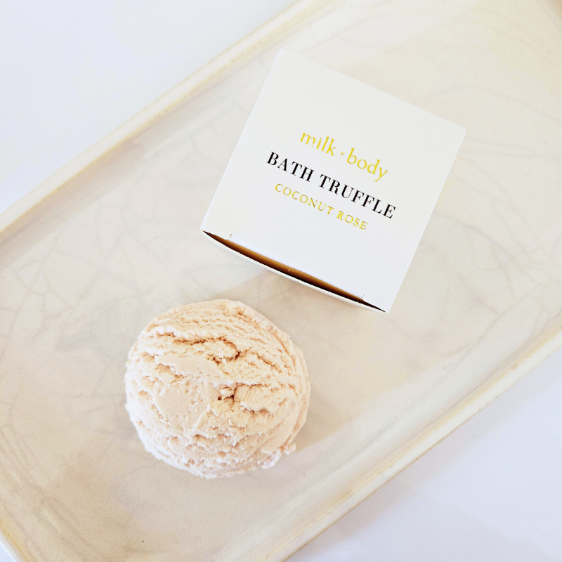 Coconut Rose Bath Truffle