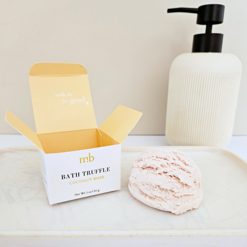 Coconut Rose Bath Truffle