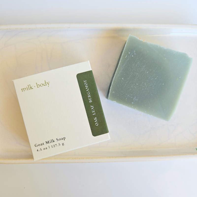 Oak Leaf Bergamot Goat Milk Soap