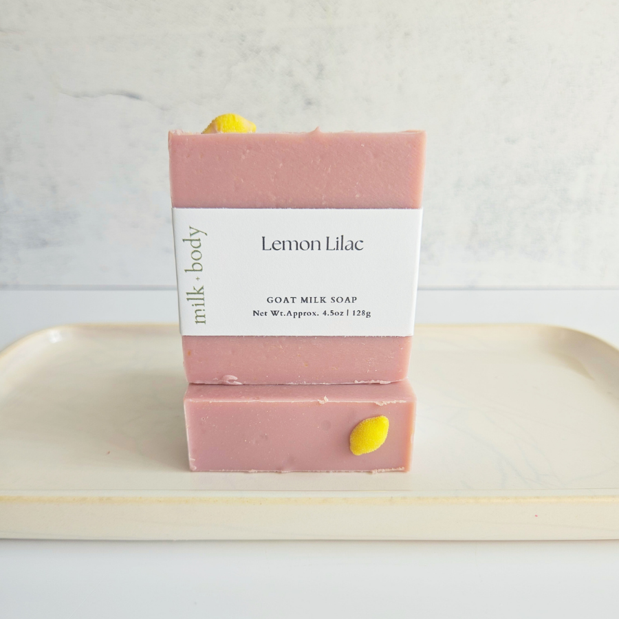 Lemon Lilac Goat Milk Soap