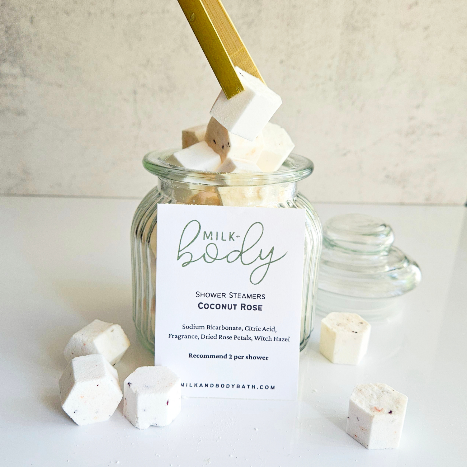 Peppermint Eucalyptus Bulk Shower Steamers  | Packaging-Free, White Label, Plastic-Free