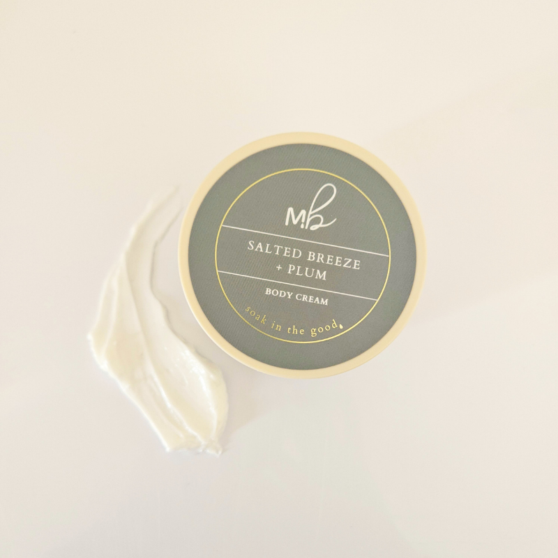 Salted Breeze + Plum | Goat Milk + Tallow Body Cream