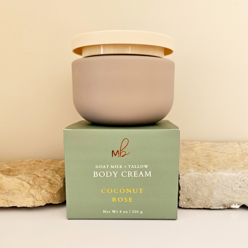 Coconut Rose | Goat Milk + Tallow Body Cream