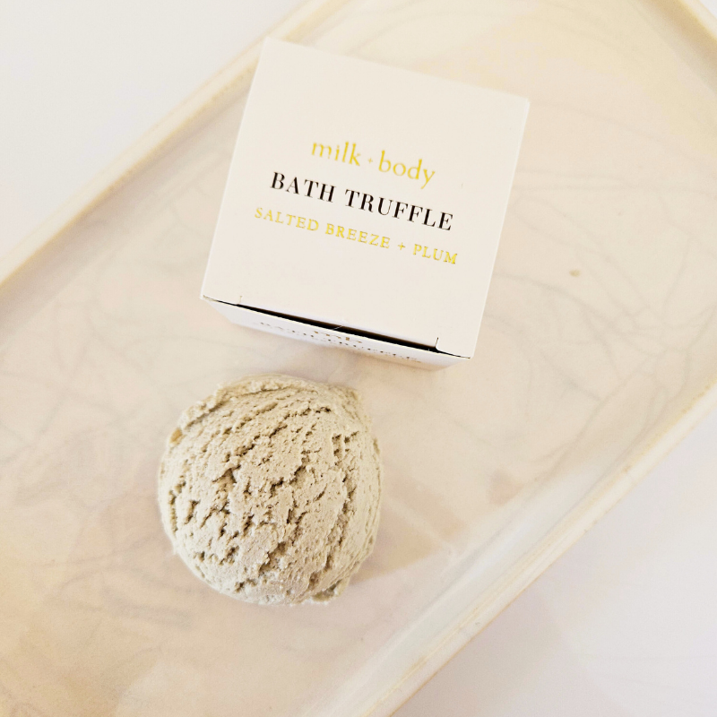 Salted Breeze + Plum Bubble Bath Truffle