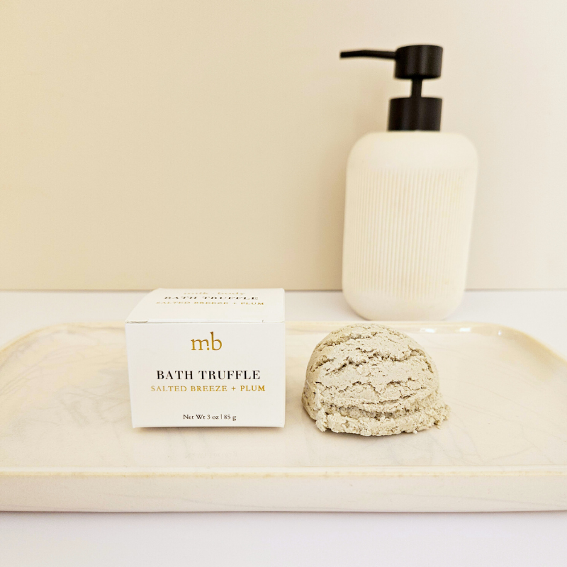Salted Breeze + Plum Bubble Bath Truffle