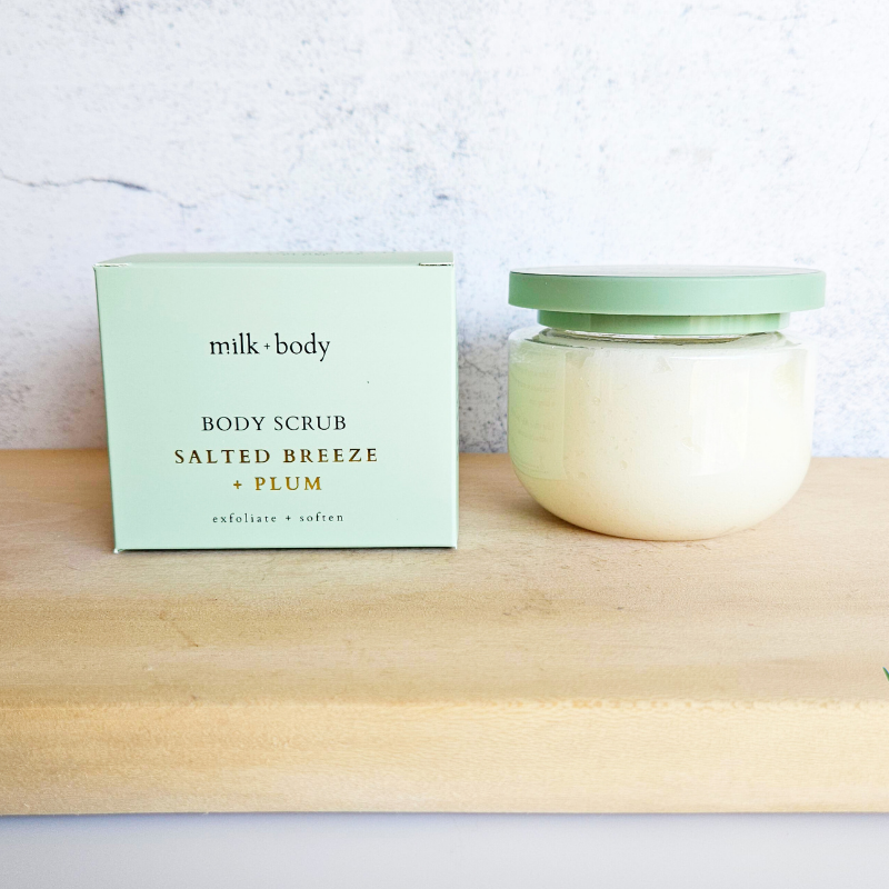 10 oz Body Scrub | Salted Breeze + Plum