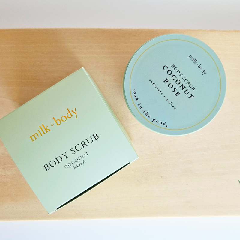 10 oz Body Scrub | Coconut Rose