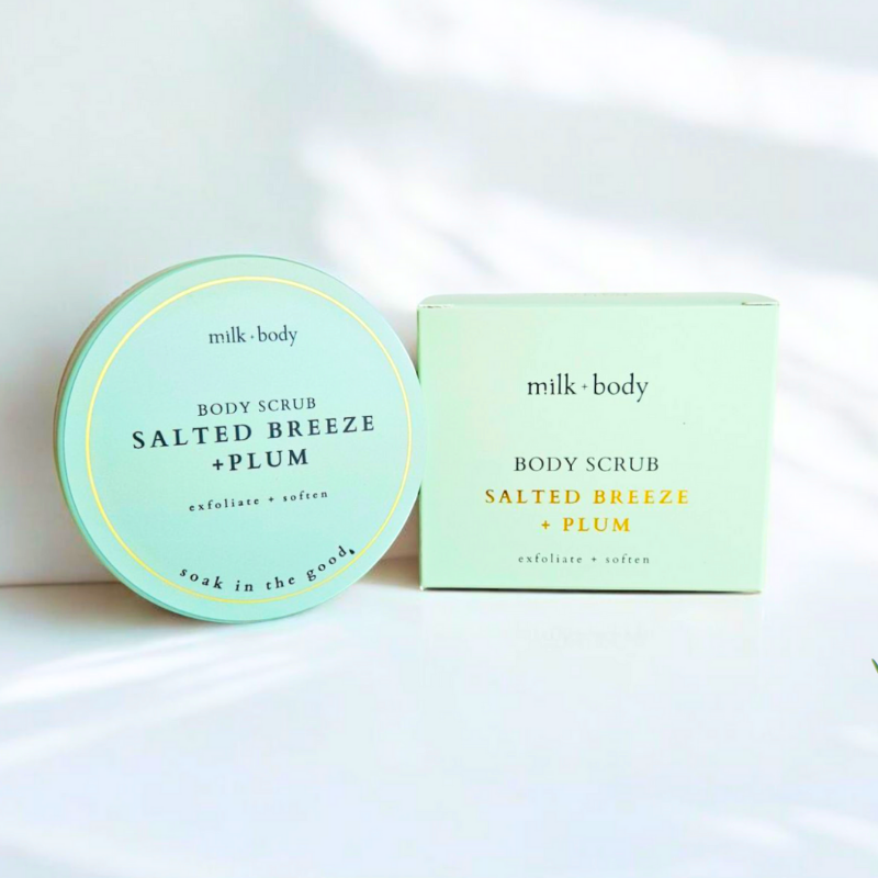 10 oz Body Scrub | Salted Breeze + Plum