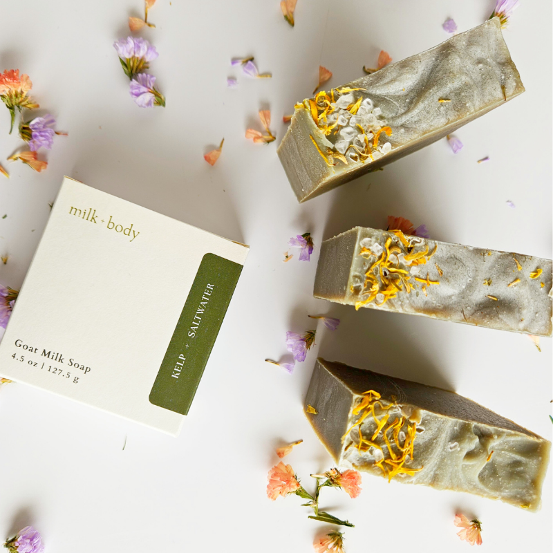 Kelp + Saltwater Goat Milk Soap