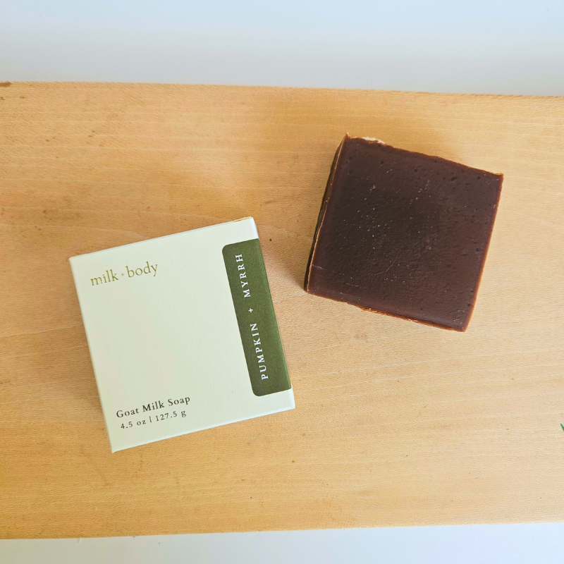 Pumpkin + Myrrh Goat Milk Soap