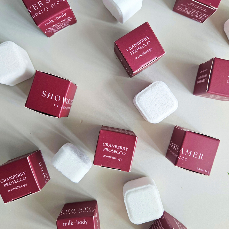 Cranberry Prosecco Mini Shower Steamer