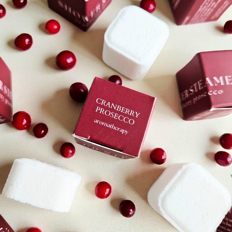 Cranberry Prosecco Mini Shower Steamer