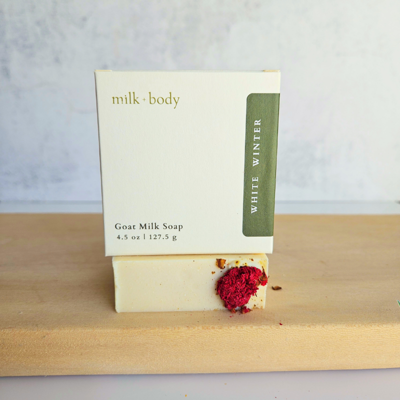 White Winter Goat Milk Soap