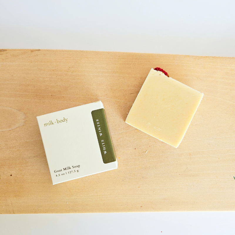 White Winter Goat Milk Soap