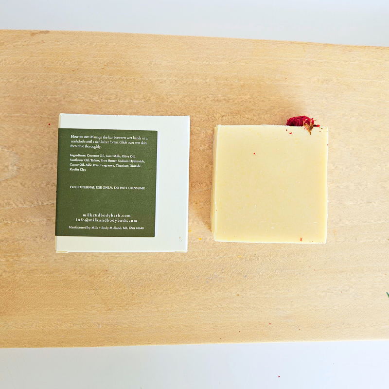 White Winter Goat Milk Soap